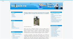 Desktop Screenshot of holguin.cu